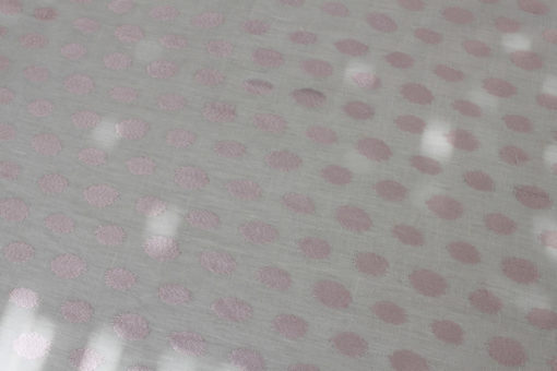 Woven Spot Tablecloth – Blush