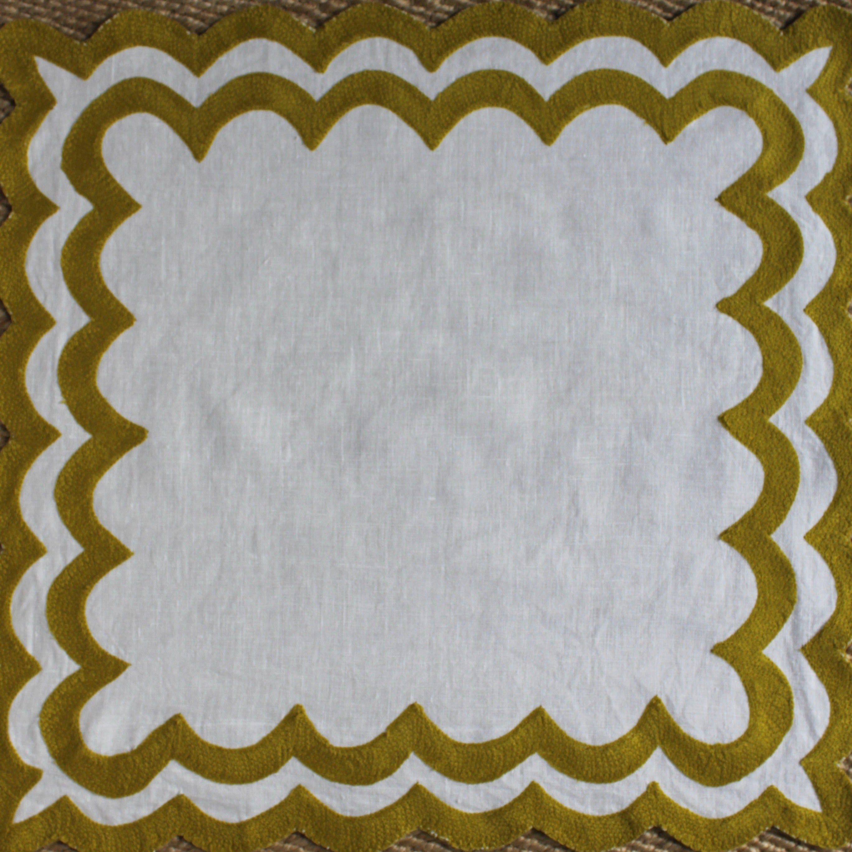 Scallop Napkins – Chartreuse