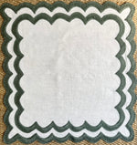 Load image into Gallery viewer, Scallop Napkins - Olive
